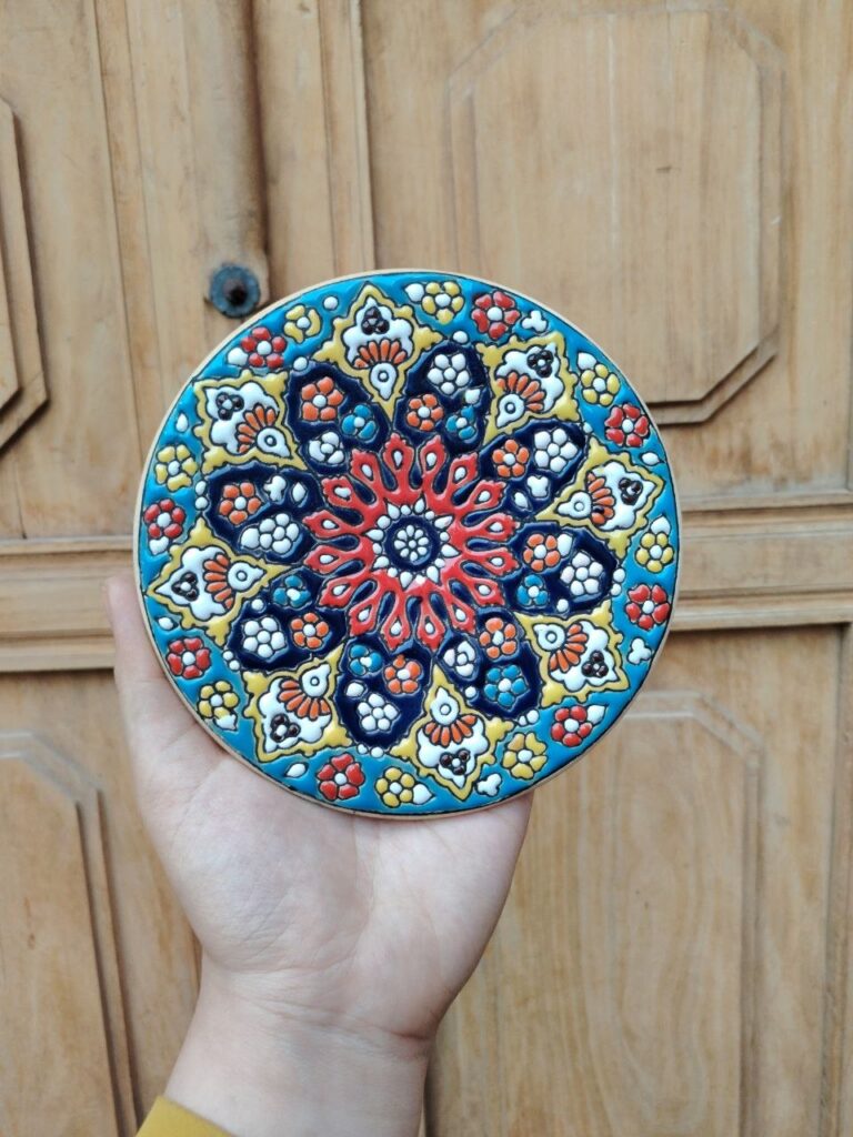 سرویس چای‌خوری چینی گلدار (۳ تکه)